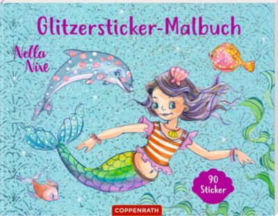 Image of Buch - Nella Nixe - Glitzersticker-Malbuch