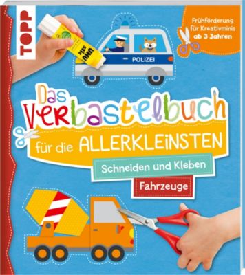 Image of Buch - Das Verbastelbuch die Allerkleinsten. Schneiden und Kleben. Fahrzeuge Kinder