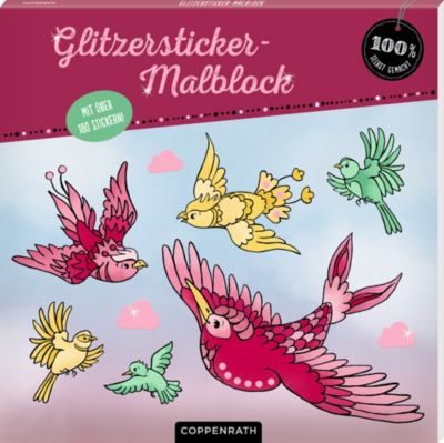 Image of Buch - Glitzersticker-Malblock