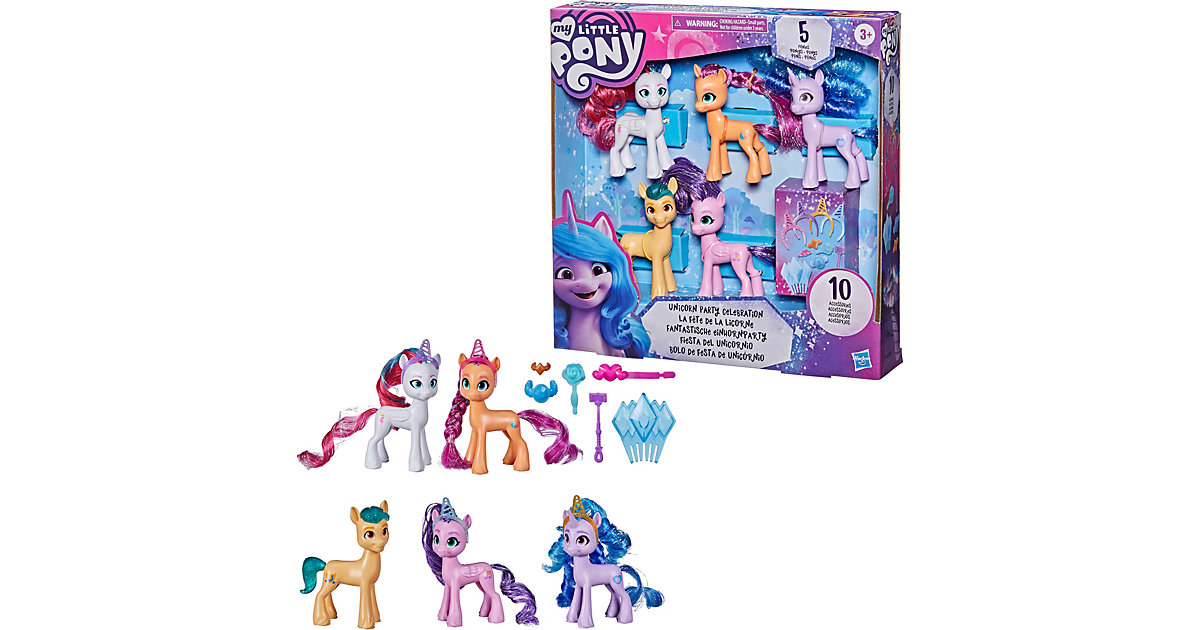 Spielzeug/Sammelfiguren: Hasbro My Little Pony: A New Generation Fantastische Einhornparty