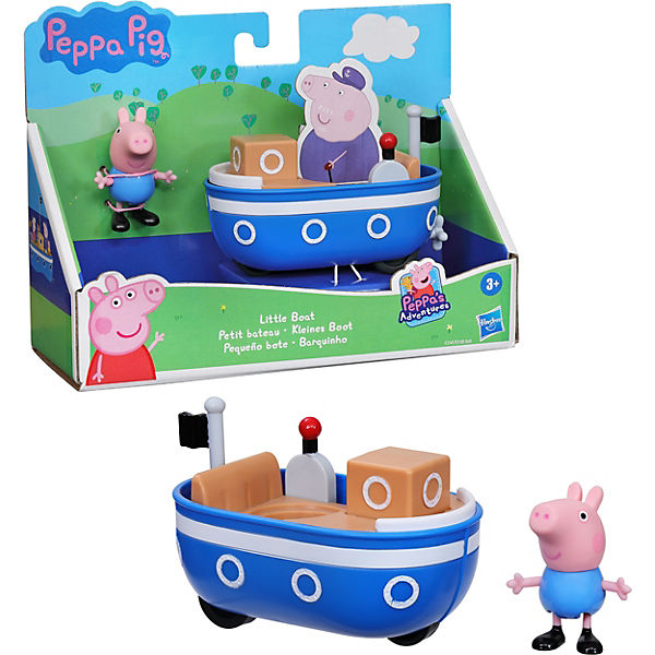 Peppa Pig Peppa's Adventures Kleines Boot, enthält eine 7,5 cm große S