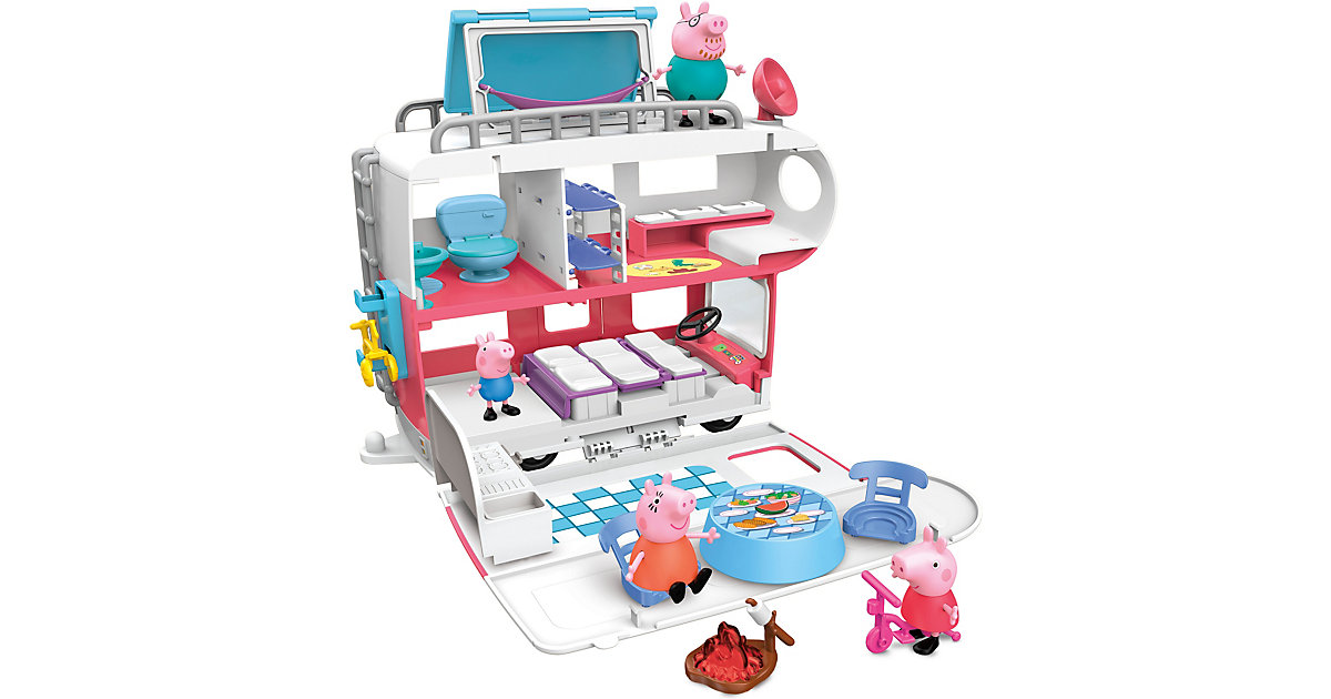 Spielzeug/Sammelfiguren: Hasbro Peppa Pig Peppa’s Adventures Wohnmobil von Familie Wutz Vorschulspielz