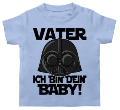 Herzchen Baby T-Shirt Kurzarm Vatertagsgeschenk Tochter & Sohn Baby Unser 1ster Vatertag mit Kussmund Shirtracer
