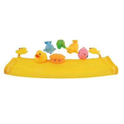 Badewanne Spielzeug 7 tlg Kinder Badespielzeug Wasserspielzeug Boot & Badeente 
