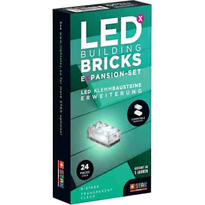 STAX System LED-Klemmbausteine - Expansion Transparent Clear - LEGO®-kompatibel