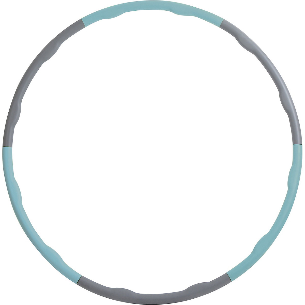 Schildkröt-Fitness Fitness-Hoop (Hula-Hoop Reifen Power Ring) Ø 100 cm grau/skyblue