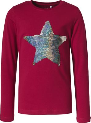 Langarmshirt NKFLIESTAR für Mädchen, Organic Cotton