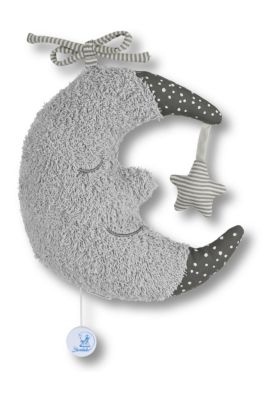Spieluhr L Mond grau Spieluhren bunt