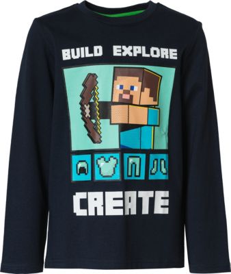 Minecraft Langarmshirt für Jungen