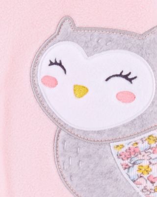 Strampler für Mädchen, Eulen 2