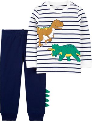98 104 116 128   98832 Dino World Jungen Saurier Pyjama Schlafanzug Gr
