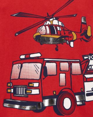 Langarmshirt für Jungen, Feuerwehr 2