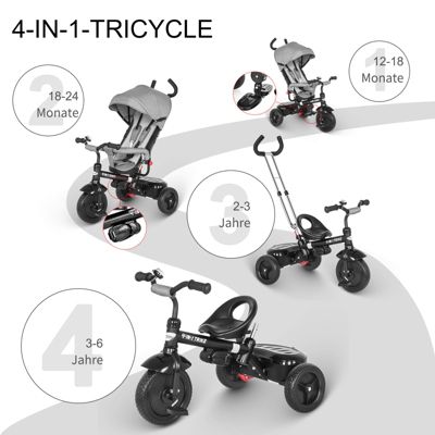 4 in 1 Dreirad BR-C706S 2