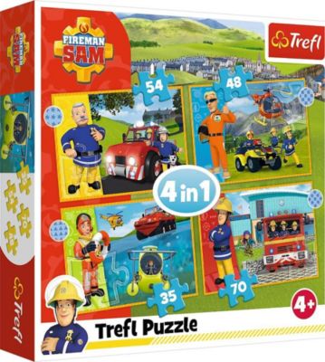 Trefl Puzzle Feuerwehrmann Sam 30 Teile Bereit zum Helfen Fireman Sam NEU NEW 