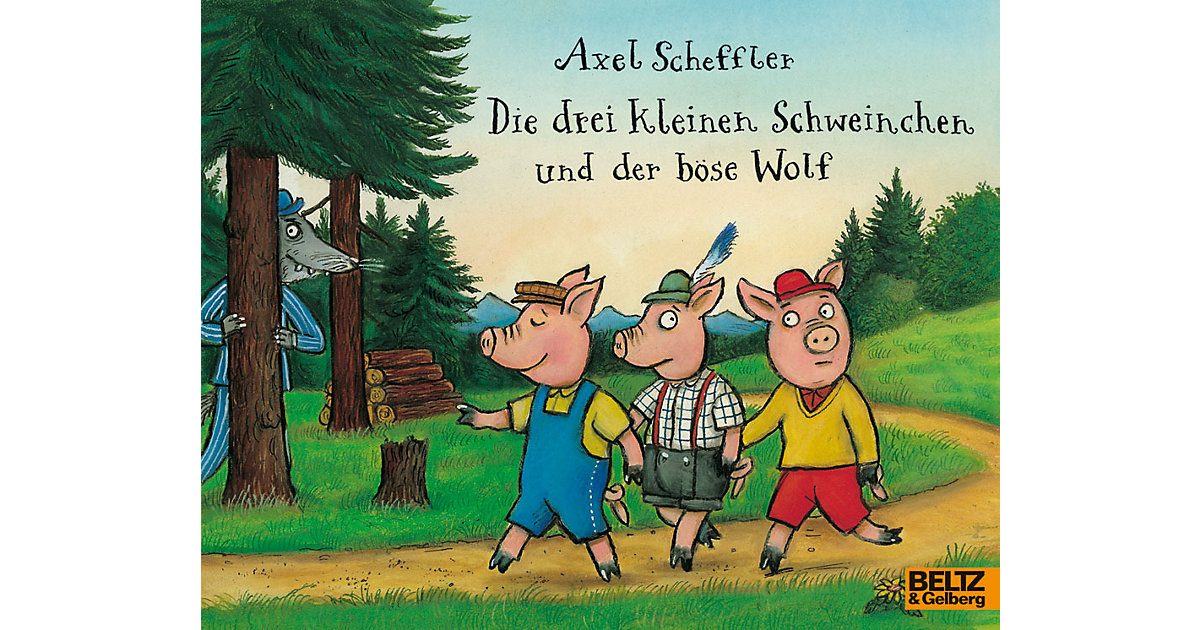 Buch - Die drei kleinen Schweinchen und der böse Wolf