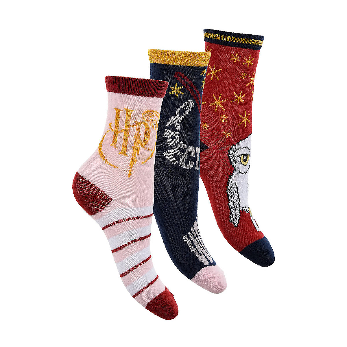 Harry Potter Socken 3er Pack für Mädchen