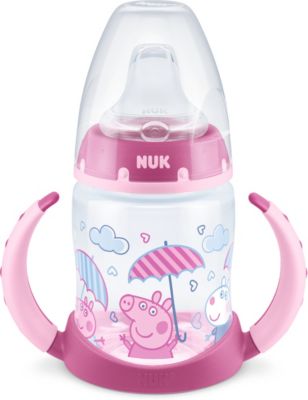 NUK Peppa Pig First Choice Trinklernflasche mit Temperature Control, 1