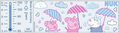NUK Peppa Pig First Choice Trinklernflasche mit Temperature Control, 1 2