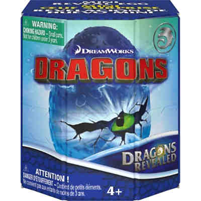 DreamWorks Dragons Mini Überraschungs-Eier mit Drachenfigur (Reveal Eggs), einzeln erhältlich, Zufallsauswahl des Charakters, ab 4 Jahren