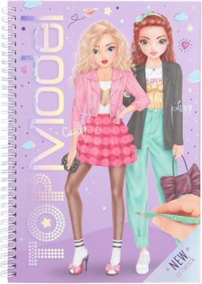 TOPModel Malbuchset, inkl. diversen Stiften