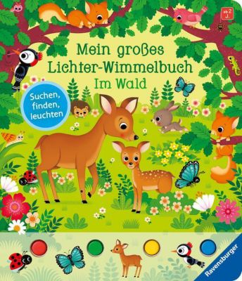 Image of Buch - Mein großes Lichter-Wimmelbuch: Im Wald