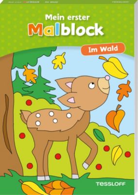 Image of Buch - Mein erster Malblock. Im Wald