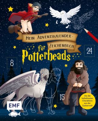 Image of Buch - Mein Adventskalender-Zeichenbuch: Weihnachten Potterheads Kinder