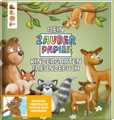Image of Buch - Mein Zauberpapier Kindergarten Freundebuch Wilde Waldtiere