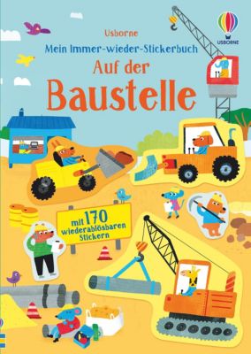 Image of Buch - Mein Immer-wieder-Stickerbuch: Auf der Baustelle