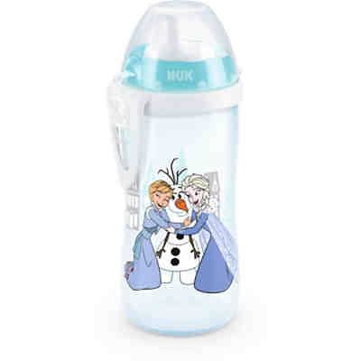 NUK Disney Frozen Kiddy Cup mit harter Trinktülle, 300ml, auslaufsicher, ab 12 Monaten, BPA frei, 1 Stück, Türkis