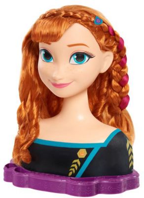 IMC Disney Frozen Die Eiskönigin Stylingkopf Frisierkopf Anna mit Zubehör 3J 