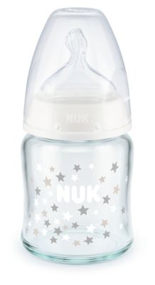 kiefergerechter Trin Glas-Babyflasche mit Temperature Control NUK NUK First Choice 