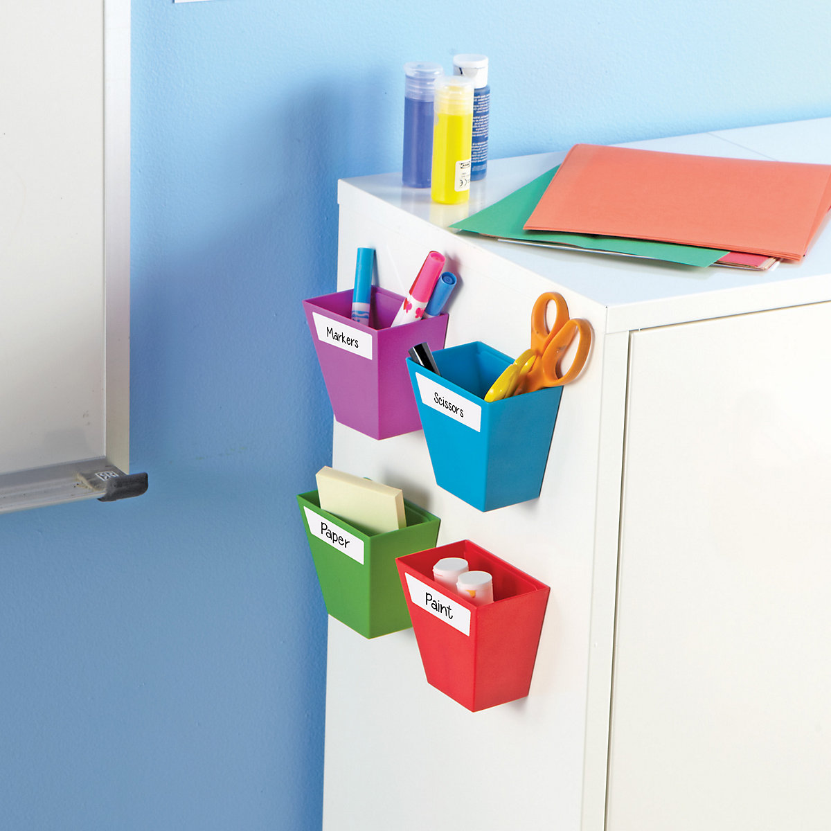 Learning Resources® Utensilienboxen Magnetic Create-A-Space™ Storage Bins magnetisch 4-tlg.
