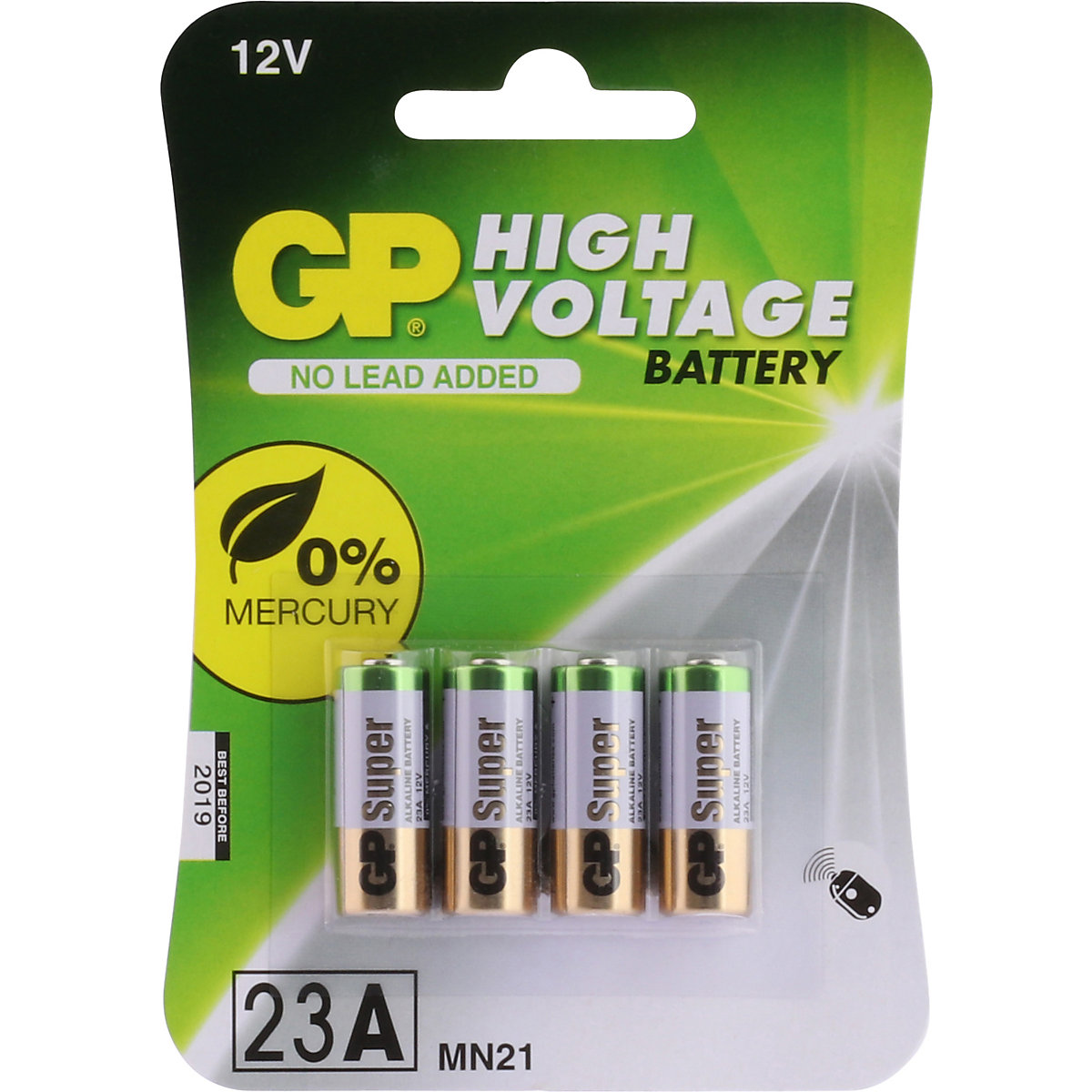 GP Batteries GP23AF-2U4 High Voltage Alkaline 23A C4