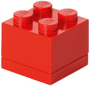 LEGO Aufbewahrungsdose Storage Brick 4er rot, LEGO | myToys