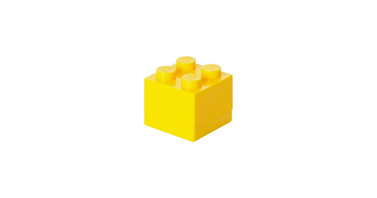 LEGO Aufbewahrungsdose Storage Brick 4er gelb