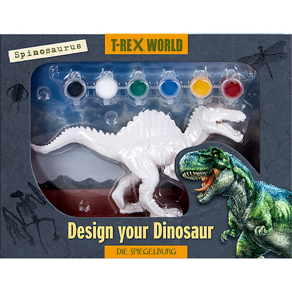 Mini T-Rex im Ei Dinosaurier Dino 9 cm x 6,5 cm 4 Farben  im 4er Set NEU