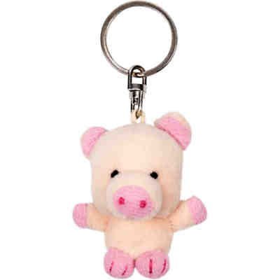 Schlüsselanhänger Glücksschwein (Plüsch) Viel Glück