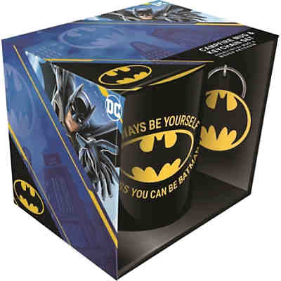 Geschenk Box Batman (Tasse, Schlüsselanhänger)