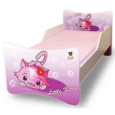 Kinderbett ohne Matratze mit Rausfallschutz Little Kitty