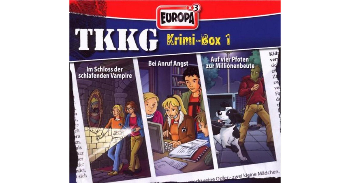 CD TKKG Krimi-Box 1 (Folgen 117,122,133) Hörbuch