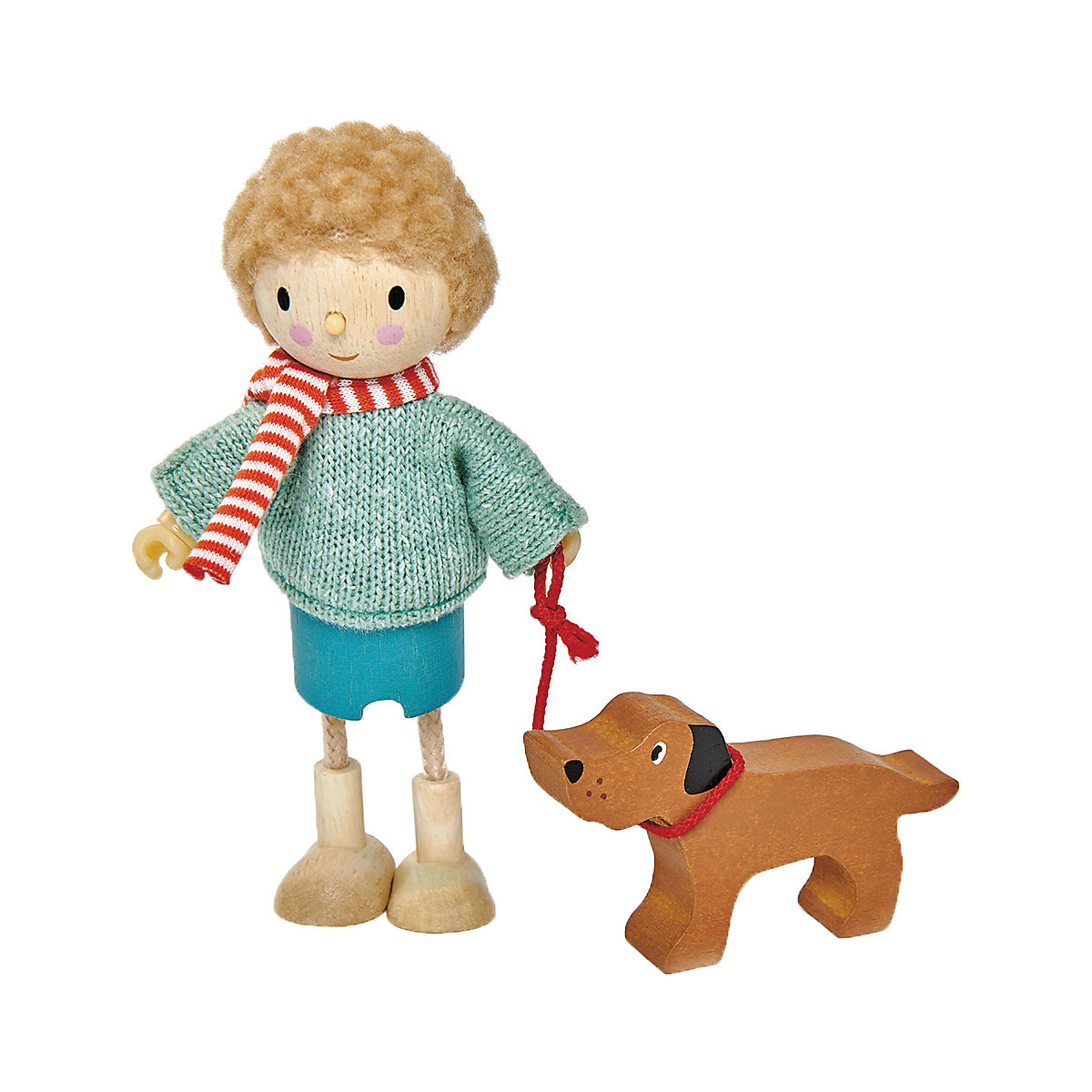 tender leaf toys Mr Goodwood & Hund für Puppenhaus