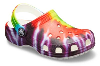 classic tie dye clog