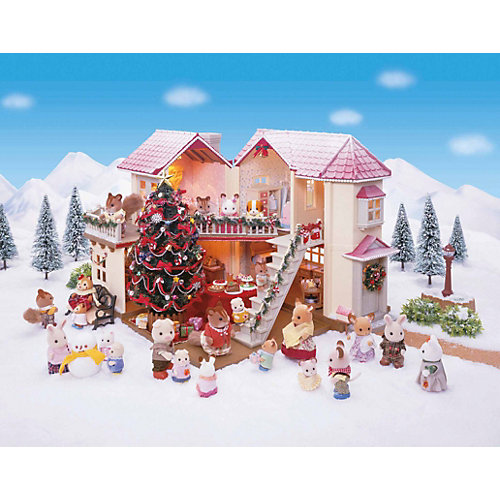 Набор "Большой дом со светом" Sylvanian Families, новая версия от Эпоха Чудес