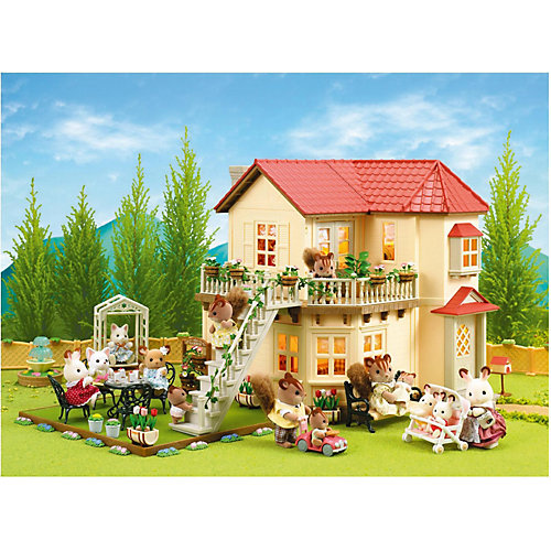 Набор "Большой дом со светом" Sylvanian Families, новая версия от Эпоха Чудес