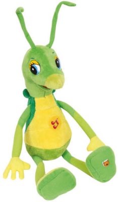 Мягкая игрушка "Кузнечик Кузя" ("Лунтик и его друзья").