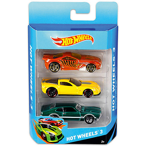 Hot Wheels Подарочный набор из 3 машинок от Mattel