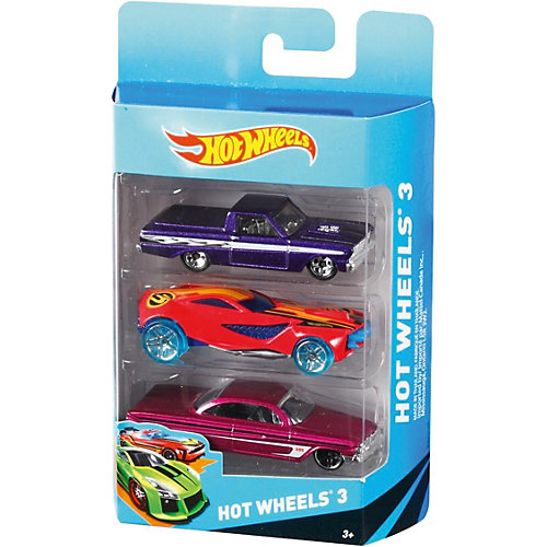 Hot Wheels Подарочный набор из 3 машинок от Mattel
