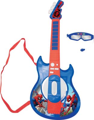 Kinder Cool Reig Spider-Man Gitarre und Standmikrofon Musik und Melodie NEU 