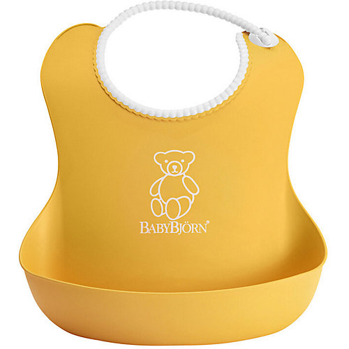 Мягкий нагрудник с карманом BabyBjorn, жёлтый от BabyBjorn